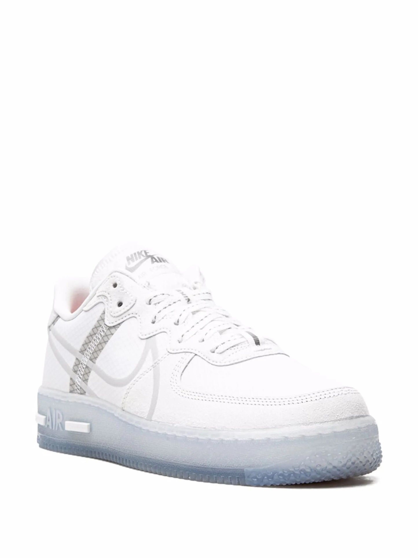 Air Force 1 React QSWhite/ Light Bone-Sail-Rush Coral sneakers