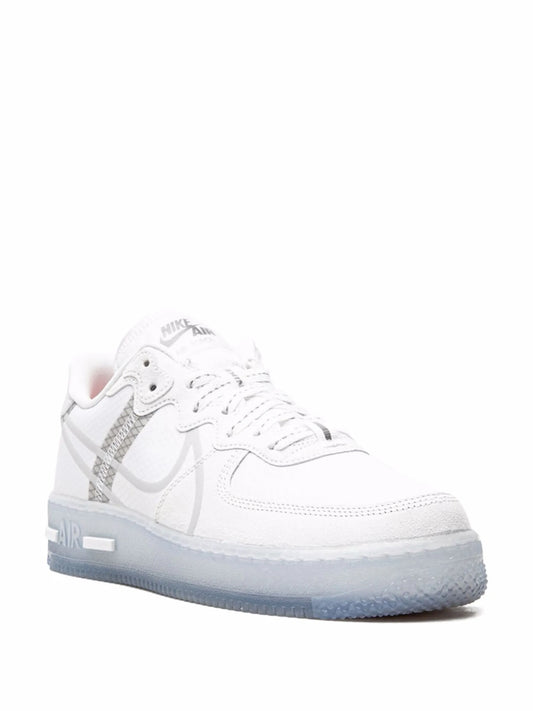 Air Force 1 React QSWhite/ Light Bone-Sail-Rush Coral sneakers